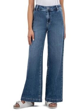 Kut from the Kloth Jean High Rise Wide Leg – 12 – Dignity – Excellent